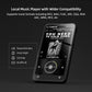 MP3 Player with Bluetooth and WiFi,MP3 Player with Spotify,Spotify Kids,Audible,Pandora,Amazon Music,4" Music Player MP4 Up to 1TB(80GB,Black)