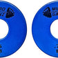 Micro Gainz Standard 1-Inch Center Hole Fractional 2 Pcs Color Weight Plates, Choose (.25LB-1LB) Designed for Standard 1-Inch Dumbbell & Barbell for Strength Training, Made in USA