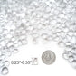Keedolla 3 LB Clear Gravel for Fish Tank, Sea Glass Pebbles Marbles Pebbles Gravel Rocks Crystal Gemstones for Aquarium|Fish Turtle Tank|Vase Filler|Flowerpot Decoration