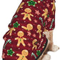 Christmas with Gingerbread Men, Candies Hoodie,Christmas Cosplay Dog Clothes with Pocket and Hat Winter Clothes Sweaters X-Small