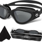 WIN.MAX Polarized Swimming Goggles Swim Pool Goggles Anti Fog Anti UV No Leakage Clear Vision for Men Women Adults Teenagers