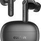 EarFun Air Life Wireless Earbuds, 12mm Driver with Deep Bass, Bluetooth 5.4 in-Ear Earbuds, 4 Mics AI ENC Call, 35H Playtime, 30 Preset EQs Via App, Comfortable Fit, Fast Charging, IPX5 Waterproof