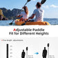 Abahub Adjustable Kayak Paddle 210-230 cm/ 230-250 cm Floating Kayaking Oars Boating Oars Canoeing Oars Black