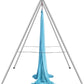 VEVOR Aerial Yoga Frame, 9.67 ft Height Swing Stand, Max 551.15 lbs Load Chrome-Plated Steel Pipe Inversion Yoga Rig for Indoor Outdoor Use