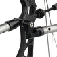 AMEYXGS Bow Stabilizer for Compound Bow, 6" 8" 10" 12" Rod Balance Bar with Damping System and Weights Shock Absorber for Compound Bow Archery Accessory