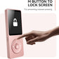 AGPTEK A02 MP3 Player with Bluetooth 5.3, 1.8 inch Screen Portable Music Player with Speaker, FM Radio, Voice Recorder, Supports Expanded Up to 128GB(Rose Gold, 64GB)