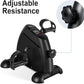 Mini Exercise Bike, himaly Under Desk Bike Pedal Exerciser Portable Foot Cycle Arm & Leg Peddler Machine with LCD Screen Displays
