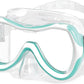 Aegend Kids Swim Mask Goggles, Tempered Glass 180° HD Wide View with Nose Cover