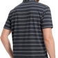 Rouen Mens Golf Shirt Moisture Wicking Dry Fit Performance Stripe Casual Collared Short Sleeve Golf Polo Shirts for Men