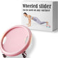 Wheeled sliders for working out smoother exercise sliders multicoloured exercise pads for floor Fitness pilates feet exercise Includes 4 universal wheels You can put both feet on it