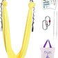 F.Life Aerial Silk Yoga Hammock & Swing for yoga Inversion,Strength training,starter hardware kit