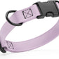 Dogline Biothane Waterproof Dog Collar with Quick Release Buckle Strong Coated Nylon Webbing with Odor- Proof for Easy Care Easy to Clean Fits Small Medium Large Dogs, Lavender 5/8" W 9-14" L