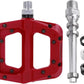 FOOKER MTB Pedals Mountain Bike Pedals 3 Bearing Non-Slip Lightweight Nylon Fiber Bicycle Platform Pedals for BMX MTB 9/16"