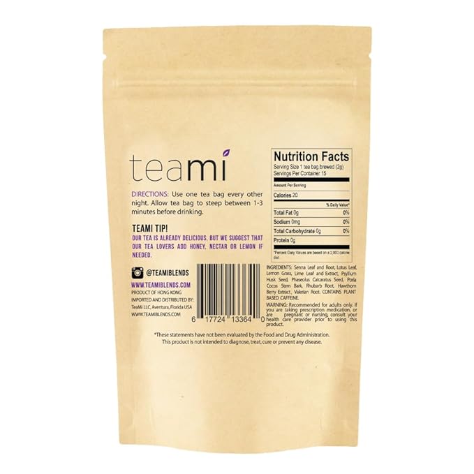 Teami® Colon Detox Tea | All Natural Cleanse tea for Men & Women | 30 Day Supply, 15 Tea Bags (Lemon)