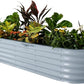 Vego garden Raised Garden Bed Kits, 17" Tall 9 in 1 8ft x 2ft Metal Raised Planter Bed for Vegetables Flowers Ground Planter Box, Sky Blue