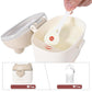 Bebamour Baby Formula Dispenser On The Go, Formula Container to Go, Formula Holder for Travel, Candy Fruit Snack Storage Container with Scoop and Leveller (Coffee)