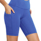 baleaf Women's 8"/ 5"/ 3" Biker Shorts High Waist Yoga Workout Gym Running Volleyball Spandex Shorts with Pockets