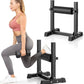 BODYRHYTHM Bulgarian Split Squat Stand, Single Leg Squat Roller Stand with 9 Adjustable Roller Heights for Squats, Leg Lunges, Lower Body Training.