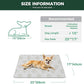 FXW Washable Pee Pads for Dogs, Puppy Pads with Super Absorbent, Specifically Designed for 24inch Cages, 23" × 17" Rectangle, Khaki, 4 Packs