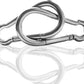 10Pack 5.5 Inch Spring Snap Hooks, Heavy Duty Carabiner Clips for Swing, 12MM 1/2” Quick Chain Link Buckle Clip Keychain Carabiners for Hammock Fitness Gym Boating-1350lbs Capacity