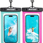 Hiearcool Waterproof Phone Pouch,Waterproof Phone Case for iPhone 17 16 15 14 13 Pro Max,IPX8 Phone Waterproof Pouch for Beach Cruise Ship Travel Essentials Green&Bright Red-2Pack