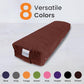 Sol Living Yoga Bolster Pillow Rectangular Meditation Cushion Cotton Meditation Accessories for Restorative Yoga Meditation Pillow Yoga Pillow Firm Body Pillow Bolster Pillow for Legs Removable Cover