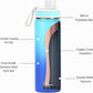 DRINCO Stainless Steel Water Bottle Spout Lid Vacuum Insulated Double Wall Water Bottle Wide Mouth (40oz 32oz 22oz 18oz 14oz) Leak Proof Keeps Cold or Hot (22 oz, 22oz Morning Sky Blue)