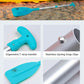 OCEANBROAD Telescoping Emergency Paddle 21''-42''（Assembling Required）/26''-54'' Aluminium Shaft for Kayaking Boating Canoeing River Tubing