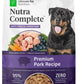 ULTIMATE PET NUTRITION Nutra Complete Freeze Dried Raw Dog Food, Veterinarian Formulated with Antioxidants, Prebiotics & Amino Acids (3 Pound, Pork)