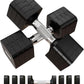 15LB 20LB 50LB Adjustable Dumbbell Set Free Weights Dumbbells Set for Women Men Hand Weights Sets Adjust Dumbbell Weight Sets for Home Gym Exercise Workout Strength Training Equipments