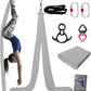 PRIOR FITNESS Aerial Silks Kit Colorful 9/15/20 Yards 40D Nylon Fabric Hammock Set With Hardware & Guide for All Levels Of Aerial Yoga Practice and Acrobatic Flying For Adults Aerial silk