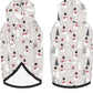 Christmas Gray Snowman Hoodie,Christmas Cosplay Dog Clothes with Pocket and Hat Winter Clothes Sweaters Medium