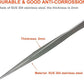 Extra Long Tweezers, Aquascape Tools, 18.9 inch Fecsam Aquarium Stainless Steel Large Feeding Tongs for Fish Tank, Terrarium，Aquascaping, Reptile Snake (Straight)