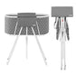 VEVOR Portable Dog Bathtub, Elevated & Foldable Space-Saving Pet Shower Station with Efficient Drainage, Bathing Tub for Washing & Grooming Small and Medium Size Dogs and Cats Indoor & Outdoor, Grey