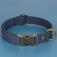 PET ARTIST Dog Collars for Medium Dogs, Soft Padded Premium Nylon Dog Collar with Quick Release Metal Buckle, Durable & Adjustable Pet Collars for Boy Gifts, Blue, M (Fit 13-20")
