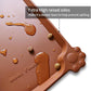 Hoki Found Silicone Pet Food Tray - Non Slip Pet Dog Bowl Mats - Cat Waterproof Mat for Carpet - Caramel