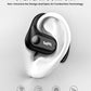 Open Ear Headphones,Bluetooth 5.3 Air Conduction Headphones ,Comfortable for Long Wear ,Powerful Bass,AI Clear Calls,30H Playback,IPX6 Light Weight Open Ear Earbuds with Ear-Hook for Workout,Running