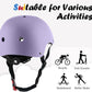 Kids Bike Helmet, Adjustable and Multi-Sport, from Toddler to Youth, 3 Sizes