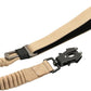 20” Strong Short Leash for Dog, Heavy Duty Bungee Dogs Leash with Padded Handle Car Seatbelt, Small Dog Training Leashs for Large or Medium Dogs - Can be Used with Other leashes (Khaki)
