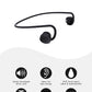 nwm GO Wireless On-Ear Speakers (Open Ear Earphones) Sound Leakage suppressed (PSZ Technology - Bone Conduction Alternative) Designed in Japan | Fog Black