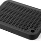 Cat Litter Box Ramp Mat with Filter Function, Cat Step Pedal Stool for Self-Cleaning Litter Box, Easy to Clean, Ideal for Kitten & Elderly Cats (Black)
