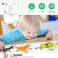 Volnau Animal Figurines Snake Toys 11PCS Reptile Figures Cold Blooded Amphibians Lizard Zoo Pack for Toddlers Kids Christmas Decoration Gift