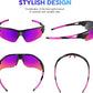 BEACOOL Polarized Sports Sunglasses for Men Women Youth Baseball Fishing Cycling Running Golf Motorcycle Tac Glasses UV400
