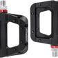 FOOKER MTB Pedals Mountain Bike Pedals 3 Bearing Non-Slip Lightweight Nylon Fiber Bicycle Platform Pedals for BMX MTB 9/16"