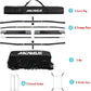 7'X7' Baseball Softball Practice Net,Pitching Net,Batting Net,with Baseball Tee,Bonus Strike Zone and Bow Frame,for Hitting,Pitching, Catching