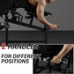 GMWD Leg Extension and Curl Machine, Single Leg Extension, Lying Leg Curl, Standing Leg Curl, Adjustable Leg Exercise Bench with Plate Loaded, Leg Machine Home Gym, Red
