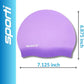 Sporti Silicone Swim Cap for Kids, Unisex Youth Swimming Cap, Protection Bathing Caps for Your Children, Aged 2-10