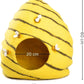 Luxurious Eco-Friendly Merino Wool Cat Cave Bed Beehive - Foldable Hideaway Pod for Indoor Cats - Premium Felt Kitten Beds - Covered Cat House for Ultimate Cozy Comfort by Woolygon
