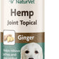 NaturVet Hemp Joint Topical Spray with Ginger for Dogs, 6oz Liquid, Made in The USA