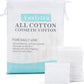 Premium Cotton Pads for Face (200 Count) - Natural High-Quality Makeup Removers, 100% Pure Cotton, Ultra-Soft & Lint-Free, Gentle for Toning, Facial, Eyes & Lips